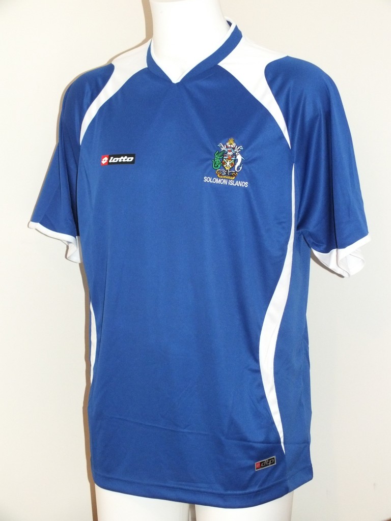 Solomon Islands Baseball Shirt Flag And Coat Of Arms