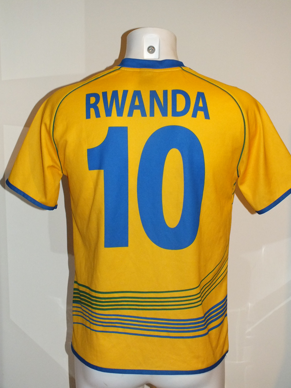 visit rwanda football shirt