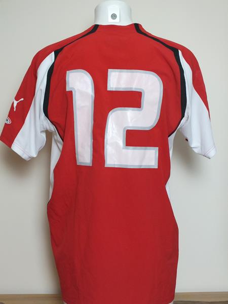 Maillot De Foot Favoritner AC Autriche, Basry, Taille L, Manches Longues, Rouge/noir